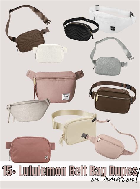 amazon lululemon belt bag dupe|best lululemon crossbody bag dupe.